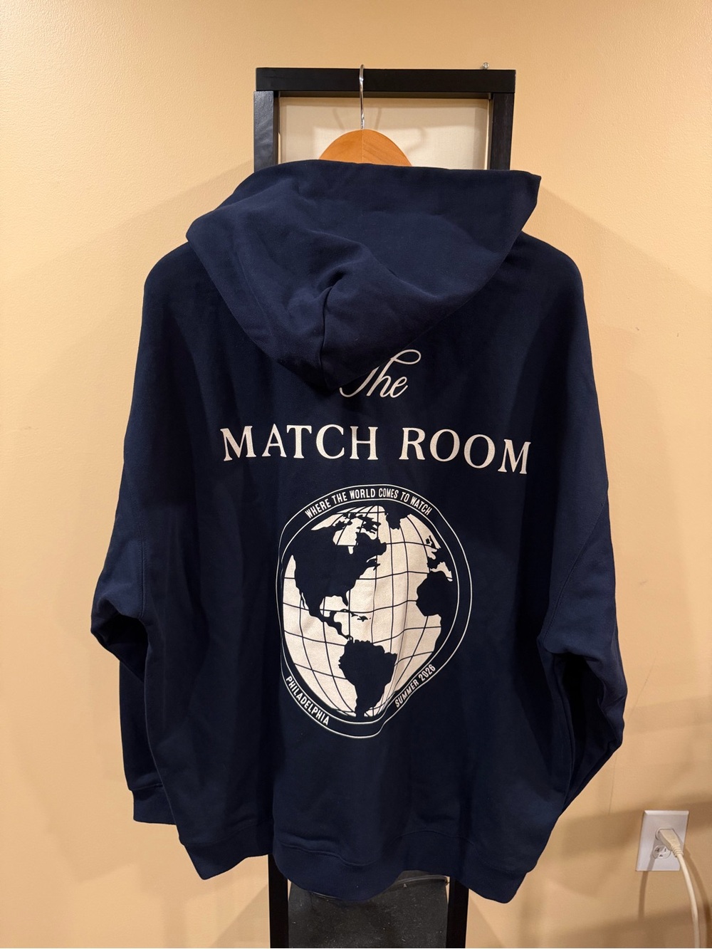 Four Seasons Philly 2026 “The Match Room” Merch Navy Hoodie